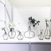 Home Party Decoration Vase Abstract Black Lines Minimalist Abstract Iron Vase