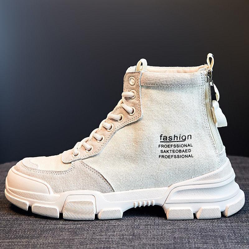 

2024 new snow boots women s winter cotton shoes velvet thickened soles student warm Martin boots ins medium boots 40