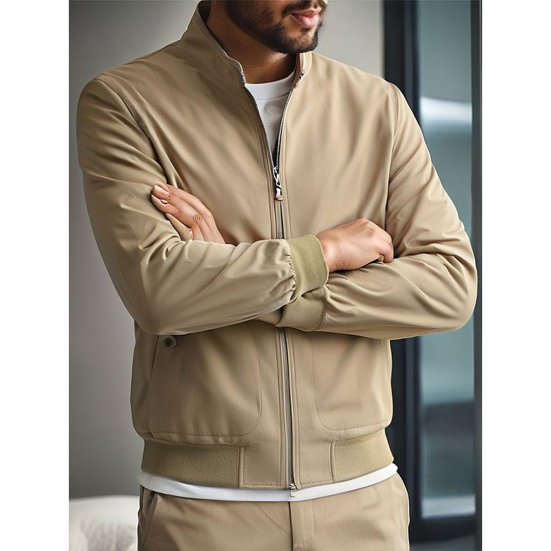 American Retro Harrington G9 Stand-Collar Heavy-Duty Jacket for Men, Spring and Autumn Workwear, Foreign Trade Men's Flight Hunting Jacket