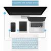 Ultra-Slim Bluetooth-Compatible Keyboard Portable Mini Wireless Keyboard Rechargeable for iPad Tablet Phone iOS Android Windows