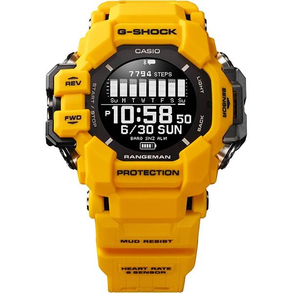 Casio G-SHOCK GPR-H1000-9JR [G-SHOCK MASTER OF G Series Rangeman] Herrenuhr rund, gelb, digital