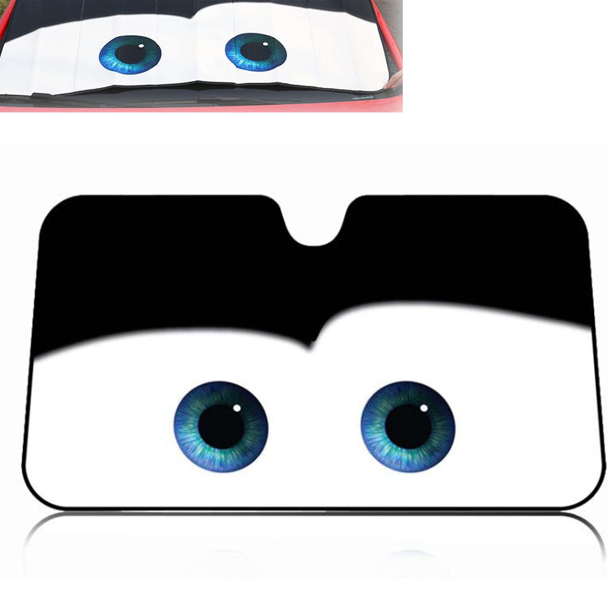 

DEARING Sun Shade Car Front Light Vehicle [2025 Model - 51.2 x 27.6 inches 130 x 70 cm красный