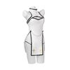 Masterwork Apocalypse Purifying Priestess Cosplay Costume, Nun Style Outfit with Cross & Chain for Halloween & Anime Cosplay
