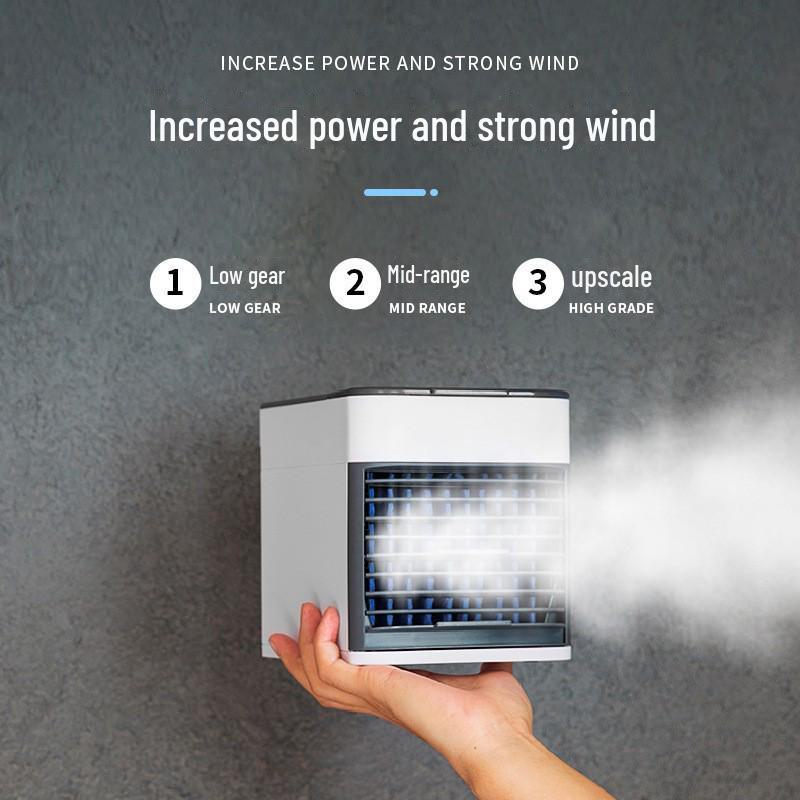 Mini Spray USB Cooling Fan: Second Generation, Cross-Border Portable Office and Home Desktop Air Conditioner.