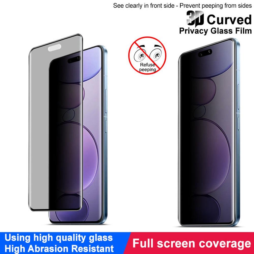 IMAK For Xiaomi Civi 5 Pro 5G Anti Spy Screen Protector Full Cover Tempered Glass Film