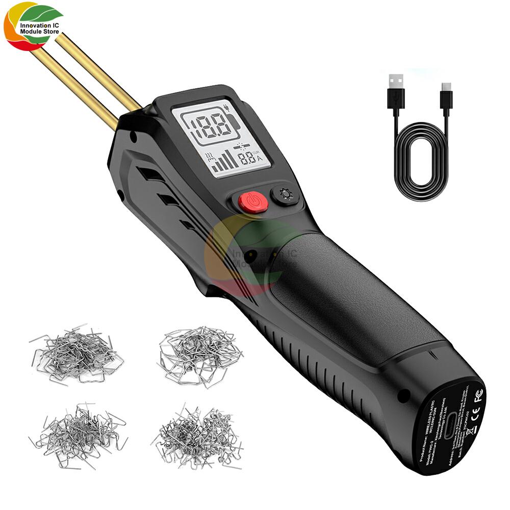 111W Handheld Wireless Plastic Welding Machine USB Rechargeable Welding Gun Hot Stapler Welder Repair Tool Kits for Car Bumper