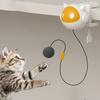 Automatic Lifting Electric Interactive Cat Toy Ball Replaceable Plush Ball Funny Smart Cat Teaser Stick Accesorios Para Gatos