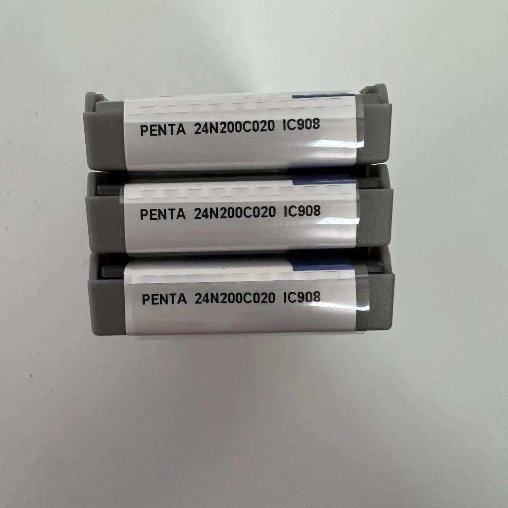 ISCAR / PENTA 24N200C020 IC908 Industrial Indexable Carbide Inserts 5 Pcs