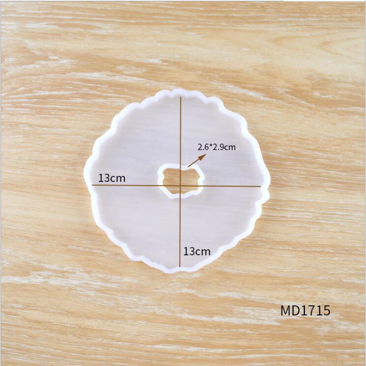 1Pcs Wave Coaster Table Mold Silicone Diy Baking Mirror Resin Cloud Epoxy Mold