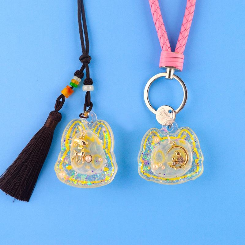 Pendant Silicone Mold,Cute Cats for Head Earrings Resin Mold for Necklace Keychain DIY Crystal Epoxy Resin Jewelry Ma