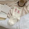 Australian velvet socks women's boneless medium tube socks winter velvet thickened warm confinement socks fluffy home sleep floor socks