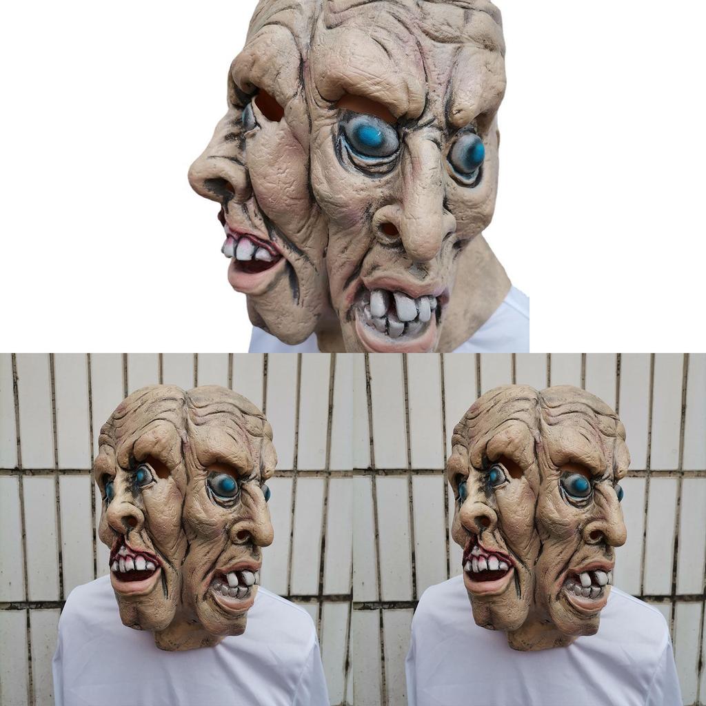 Zombie Halloween Mask With Latex Material For Horror Cosplay And Pranks