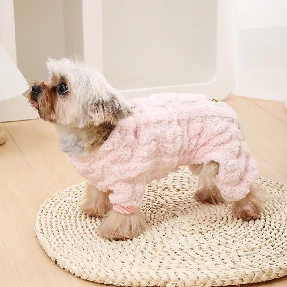 Fashion Winter Dog Warm Clothes Fleece Windproof Dogs Coat Thickened Soft Dog Hiking Jacket for Small Medium Dog