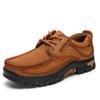 Fashion Men's Casual Leather Shoes High Quality Leather Shoe Outdoor Camping Hiking Shoe Travel Walking Casual Fashion Men Leather Shoes