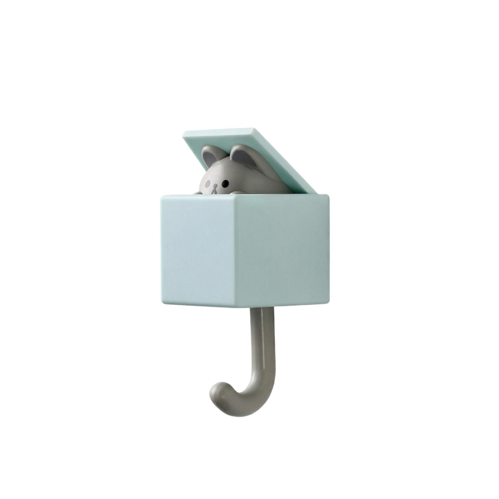 

Creative Squirrel Cute Pet Key Holder Wall Mount, Keychain -Hooks,siding Hooks,Hook For Coat, Scarf, Hat, Towel, Bag, Utility Hook One Size світло-синій колір