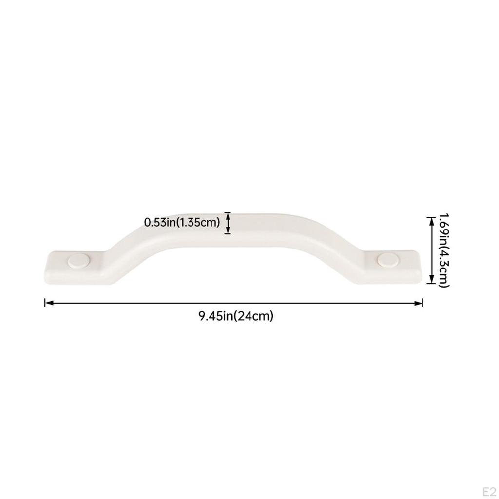 RV Grab Handle, Boat Handrail Bar, White ,RV Door Handle for ,Yacht