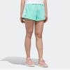 Adidas Neo Side Stripe Lace-Up Running Training Shorts Women Shorts Green GK1556