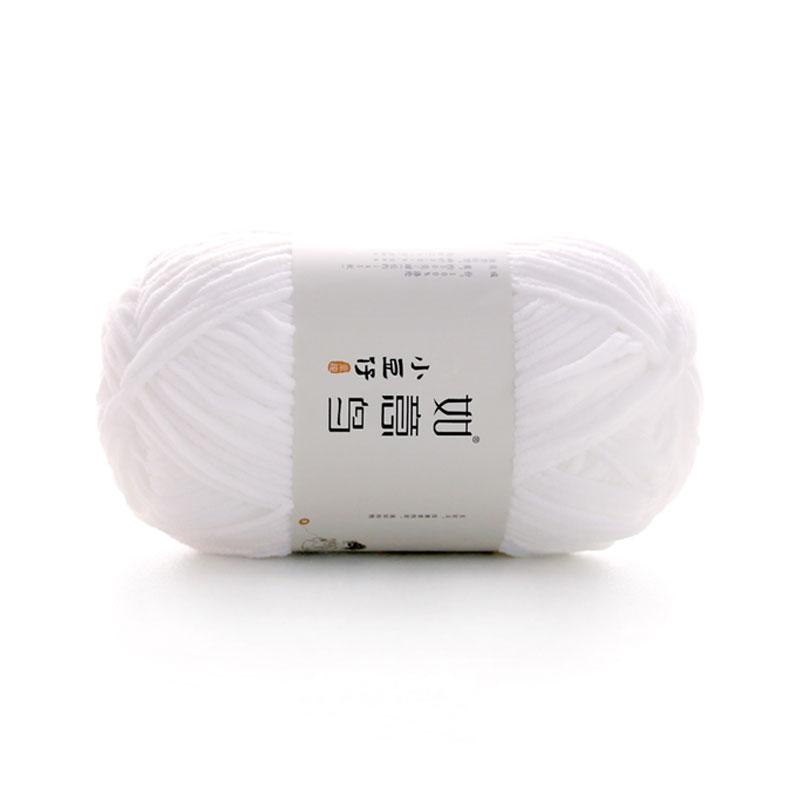 50g/Roll 2mm Thin Chenille Yarn Hand-Woven DIY Doll Craft Scarf Woven Soft Warm Yarn Blanket Crochet Knitting Thread 145 Meters