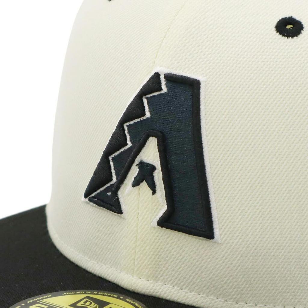 New Era 59FIFTY Cap by MLB Arizona ARI 7 Side Under ONSPOTZ and Side Straight Flat UV Protection (70822338, NER35C8886) Diamondbacks,
