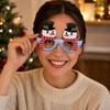 Snowman and Christmas Tree Glasses for Holiday Party Favors