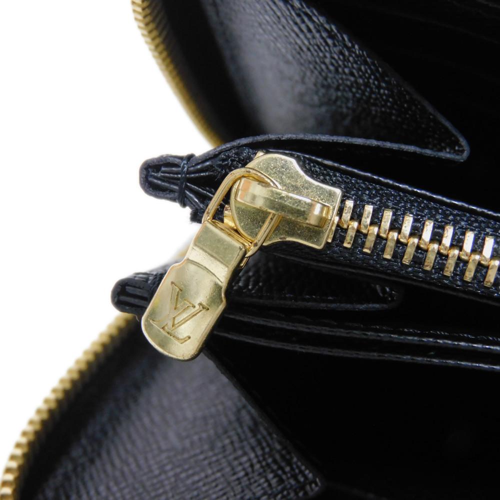 Used 12564 Zippy Wallet M82444 7940 Current LV Logo New Model Black Zip Around RFID Monogram Reverse Brown Unisex from