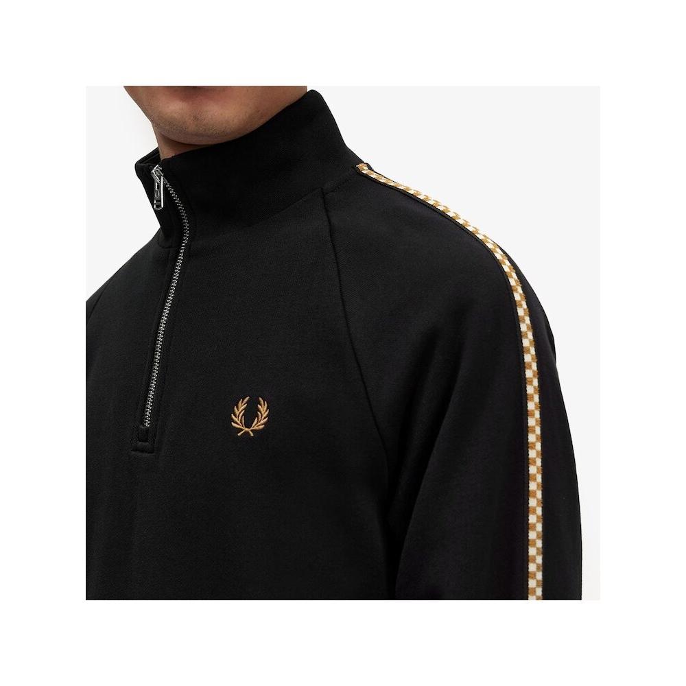 Fred Perry [headquarters Genuine] Fred Perry [sharp] Checkerboard Tape Half Zip Sweatshirt  102  Afpm2336587 102 qzgAfpm2336587 102