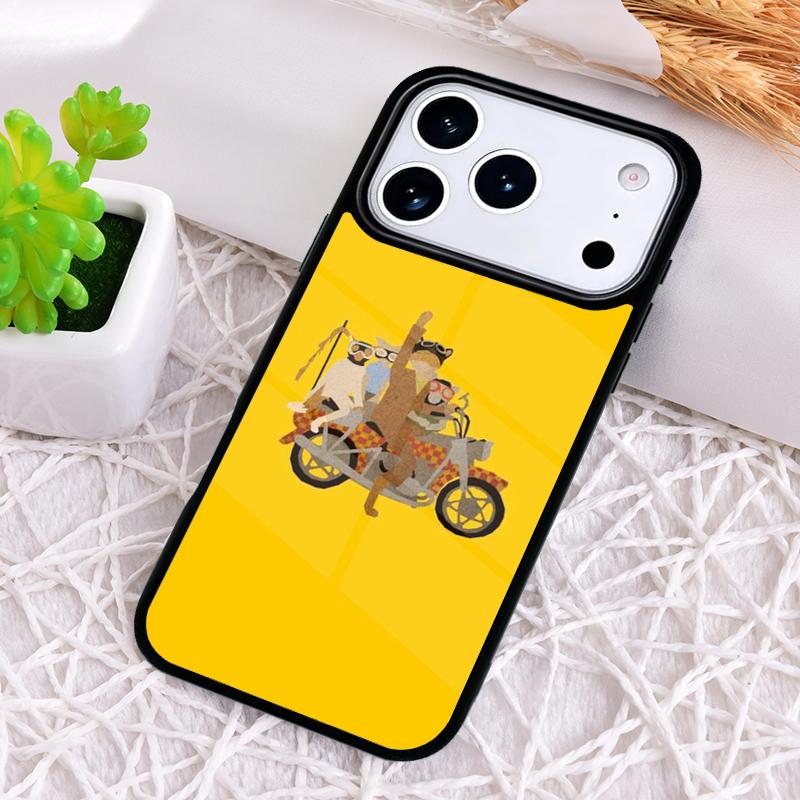 Motorcycle Shockproof Phone Case for iPhone 17 Air 16e 15 11 12 14 13 Pro Max Cover Coque