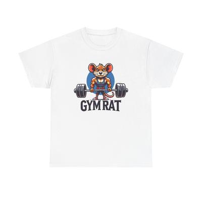 GYM Rat Graphic T Shirt Brand New Cotton Tee Unisex T-Shirt