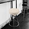 Round Bar Stool Replacement Seat PU Seating Part Sturdy Lightweight Portable for Restaurant Cafe Home Office Shopping Mall