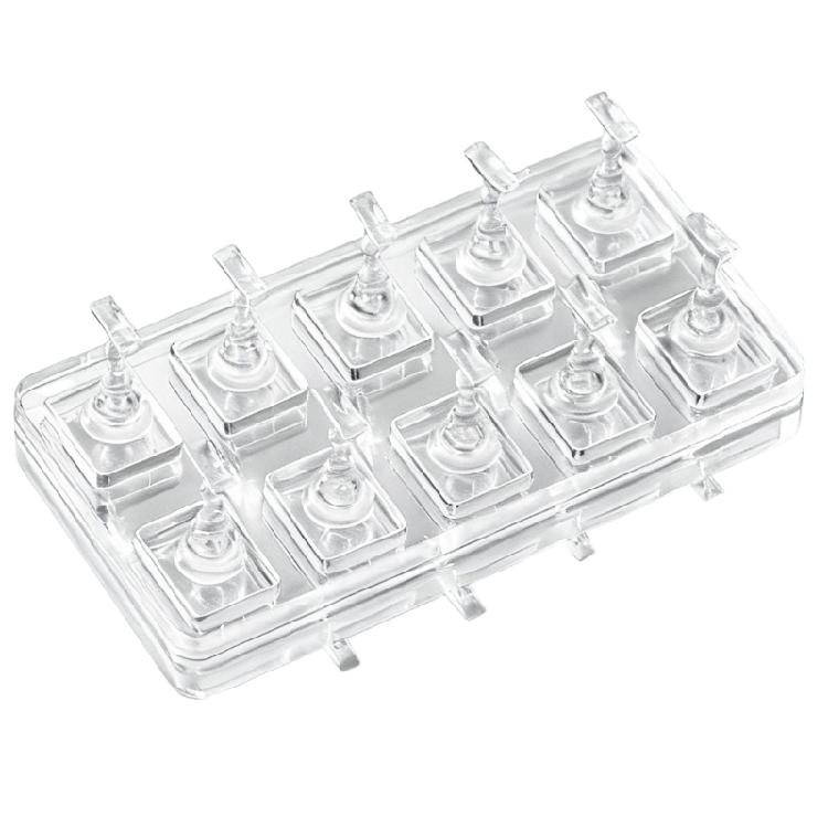 Professional Acrylic Nail Display Stand Transparent Magnetic Free Portable Lightweight Sturdy Support for Artists