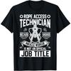 Das Architekten-Zitat – Lustiges weißes T-Shirt für Seilzugangstechniker