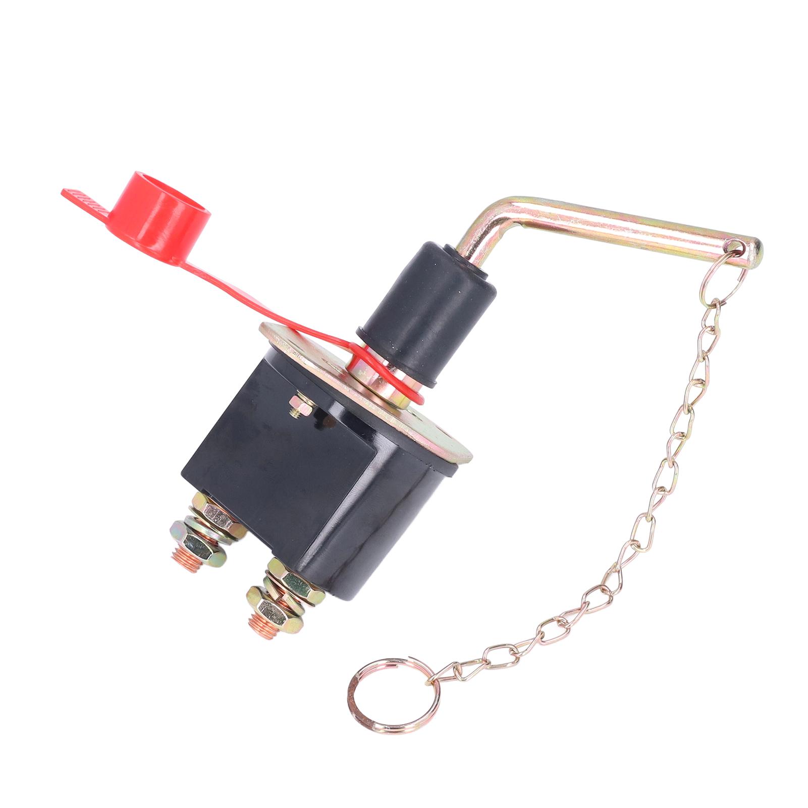 

Выключатель-разъединитель батареи Power Kill Metal 300A 1224 В Универсальный для автомобилей, автофургонов, яхт, грузовиков