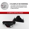 RED Smoke Car LED Rear Bumper Fog Lamp Brake Reflector Lights for Nissan Juke Rogue Fit XTrail X-Trail T32 2014-2018 26580-ED50A