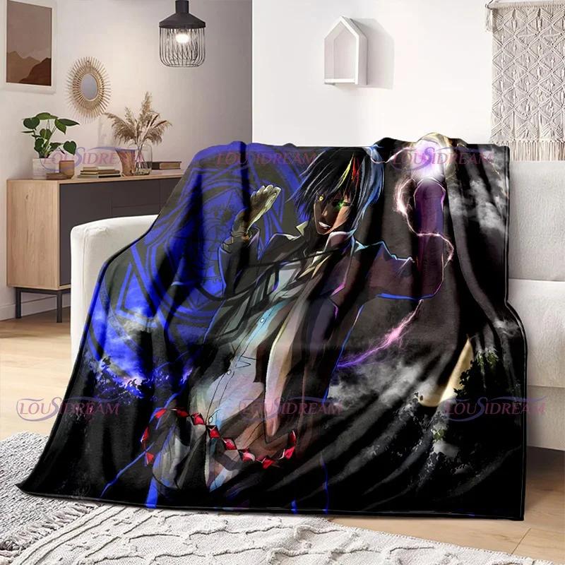 That Time I Got Reincarnated As A Slime Blankets Anime Cartoon Rimuru Tempest Blankets Home Flannel Blanket Sofa Throw Blanket