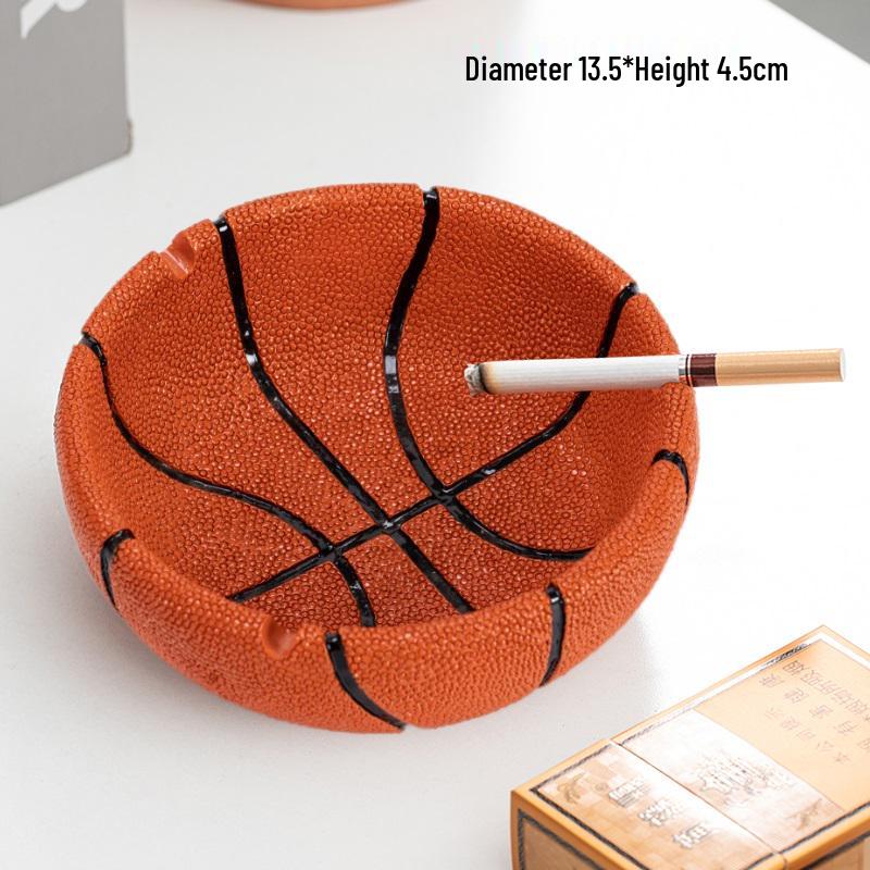Banyan Anti-Fall Basketball Ashtray: Creative, Trendy, and Fly-Proof for Home or Office