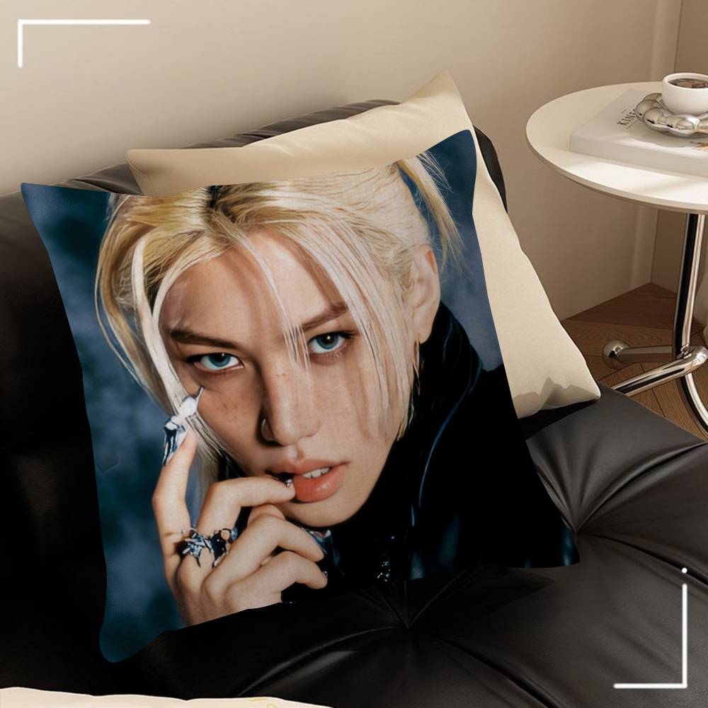 Regali Cuscini Arredamento Ufficio Casa Camera da Letto Divano Cuscino Auto Copricuscino 45x45cm Idol Cool F-Felixse cantante