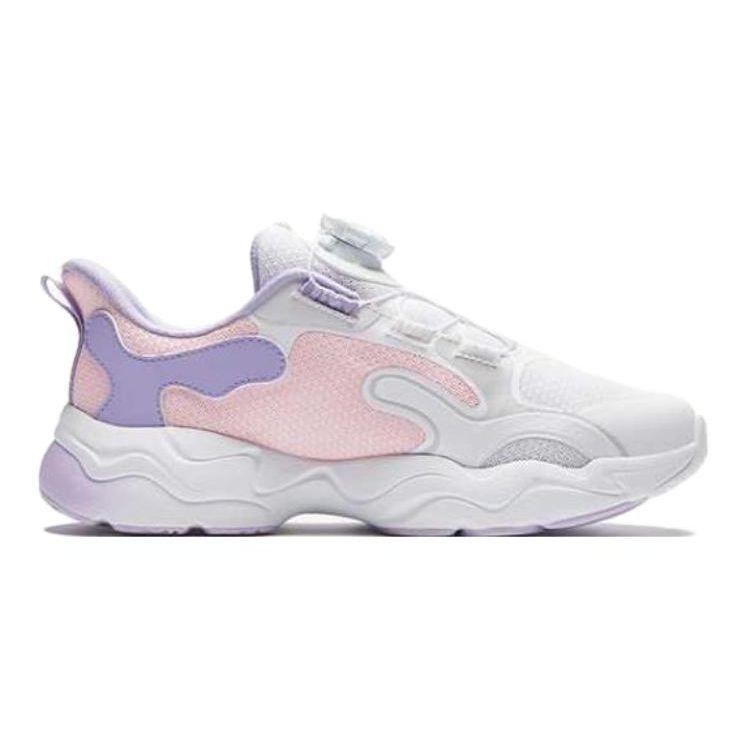 Anta Kids Cloud Escape Breathable Lightweight Shock Absorbing Durable Casual Shoes Kids Casual Shoes Pink 322348802-4