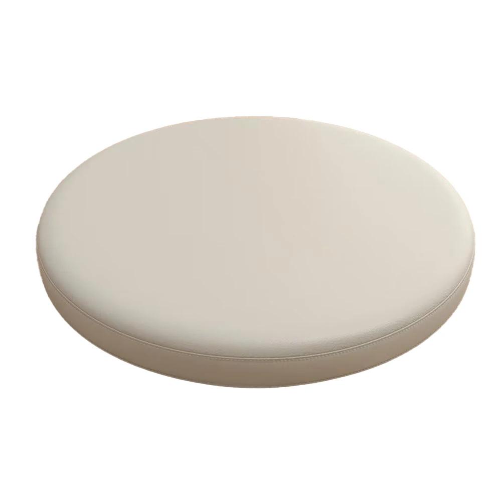 

Круглая подушка для стула из пены с памятью 40 см, утолщенная, мягкая, противоскользящая, водонепроницаемая, грязеотталкивающая, идеально подходит для офиса, дома, подушки 40x40cm белый