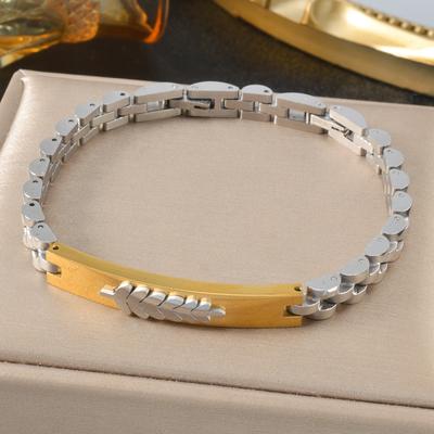 Stainless Steel Industrial Bracelet Edgy Trend Retro Luxury Unisex Bangles Christmas Gift New Year Present for Friends