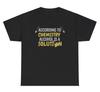 According To Chemistry Alcohol Is A Solution T Shirt Funny Alcoholic Science Tee