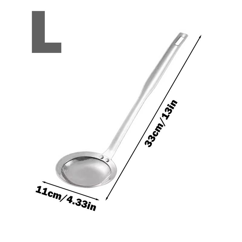 Schlitzlöffel Edelstahl Sieb Löffel Kochen Skimmer Utensil Suppenkelle Küchenzubehör Schöpflöffel Löffel zum Kochen