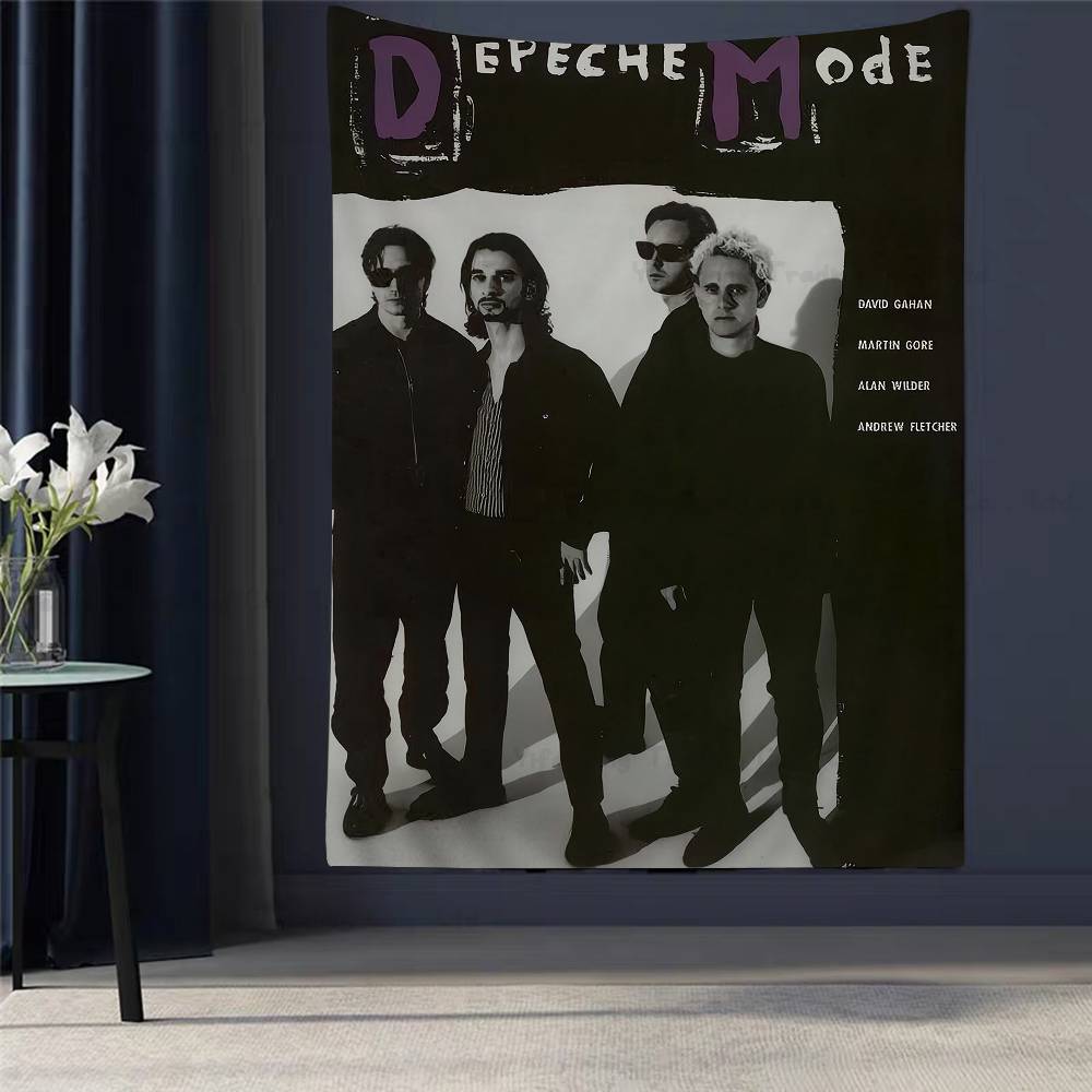 Band DDEPECHE MMODE Cool Chart Tapestry For Living Room Home Dorm Decor Art Home Decor