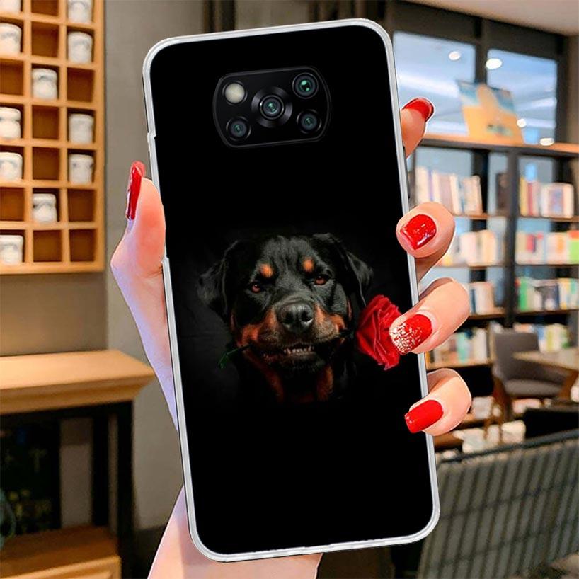 Rottweiler Dog Cover Phone Case For Xiaomi Poco F7 Ultra X7 X6 X5 Pro M7 Redmi 15C 15 13C 13 12C 12 10C 10 9A 9C 9T 9 Shell Poco