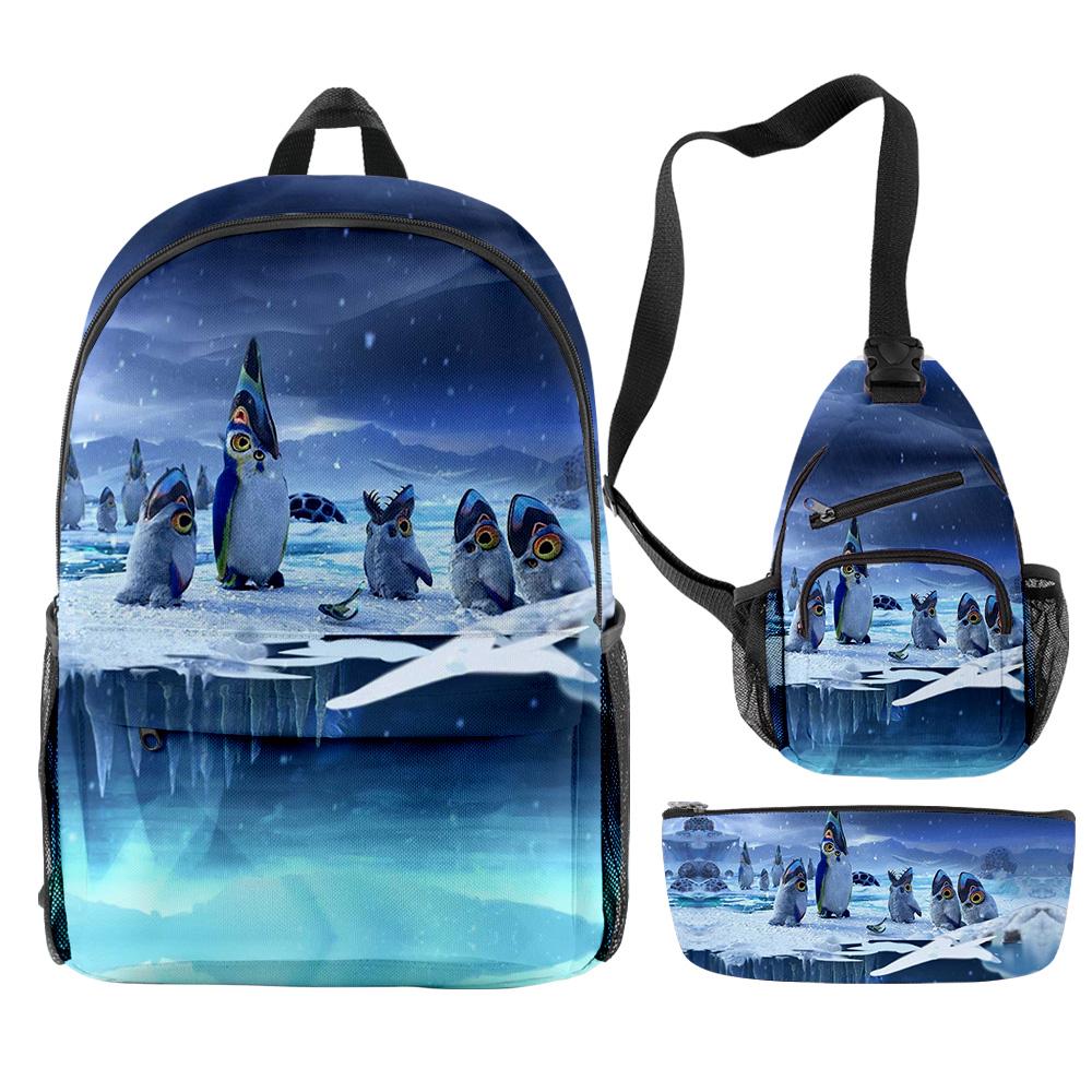 Beliebte Neuheit Cool Subnautica Below Zero 3D-Druck 3 Stück/Set Schülerrucksäcke Reise-Laptop-Rucksack Brusttasche Federmäppchen