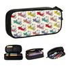 Anime Snoopy Cartoon  Korean Pencil Case Boys Girls Large Storage Comic Dog Kawaii  Pencil Pouch Students Stationery