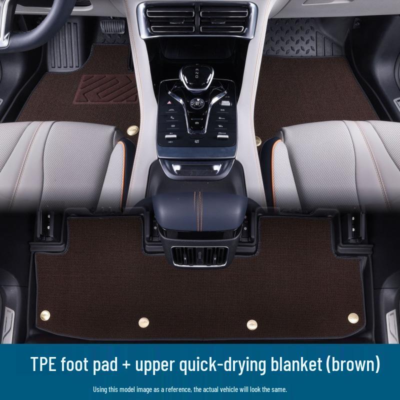 Waterproof Eco-friendly Non-slip Floor Mats for Geely Galaxy E5 Interior Upgrade