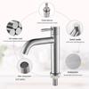 Dearday 304 Stainless Steel Brushed Single Handle Basin Mixer Faucet