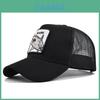 Cute Shark Embroidered Baseball Cap Adjustable Cotton Casual Cartoon Pattern Hat