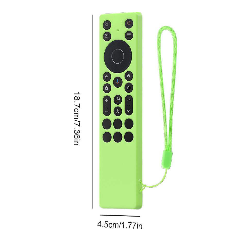 For TCL RC923A/RC813A Silicone Remote Control Protective Case with Lanyard Shockproof Anti-Slip Protect TV Sleeve Shell Supplies