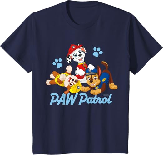 Children s Paw Patrol Boys Blue T-Shirt 140